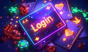 neko77 login app showing live dealer table interface